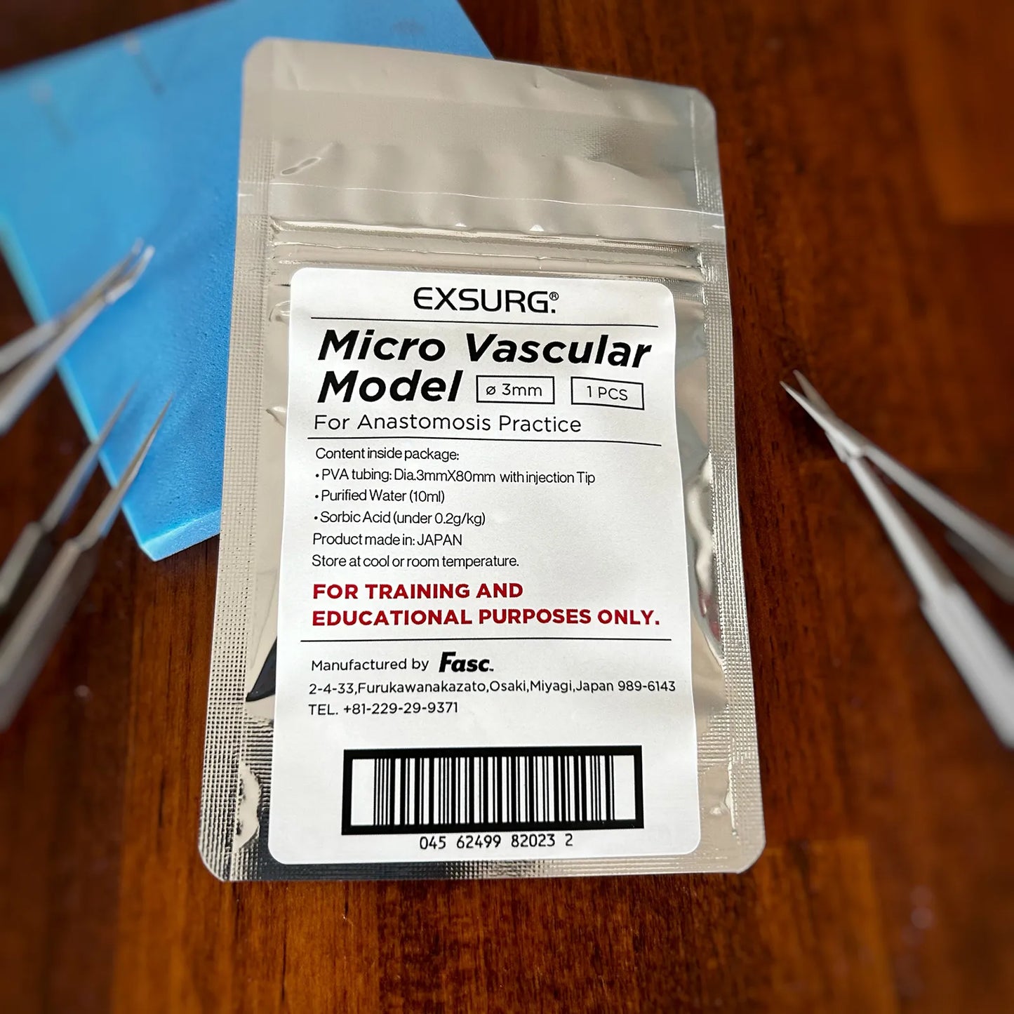 micro vascular model 3mm backside